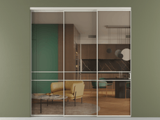 Перегородка Formato внутри проёма телескопик синхро 2