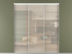 Перегородка Formato внутри проёма 3 створки