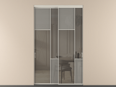 Перегородка Mosaic внутри проёма 2 створки