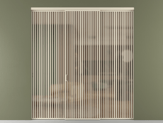 Перегородка Formato внутри проёма 3 створки