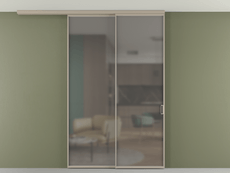 Перегородка Formato вдоль стены на потолок телескопик синхро 2