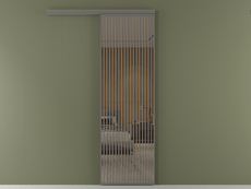 Перегородка Formato вдоль стены одностворчатая