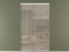 Перегородка Formato внутри проёма 2 створки