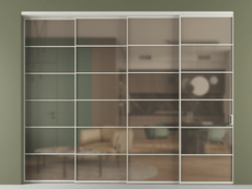 Перегородка Formato внутри проёма телескопик синхро 3