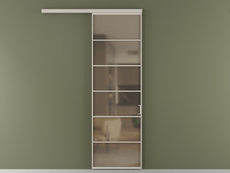 Перегородка Formato вдоль стены одностворчатая