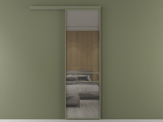 Перегородка Formato вдоль стены 1 створка