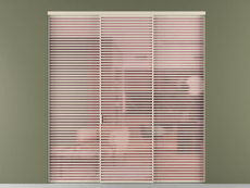 Перегородка Formato внутри проёма 3 створки