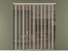 Перегородка Formato внутри проёма трёхстворчатая