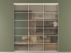 Перегородка Formato внутри проёма 3 створки