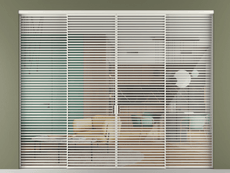 Перегородка Formato внутри проёма 4 створки