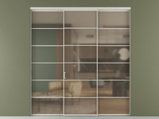 Перегородка Formato внутри проёма трёхстворчатая