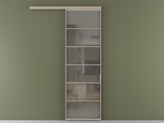 Перегородка Formato вдоль стены одностворчатая