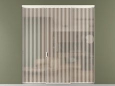 Перегородка Formato внутри проёма 3 створки