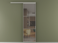 Перегородка Formato вдоль стены 1 створка