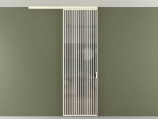 Перегородка Formato вдоль стены на потолок одностворчатая