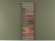 Перегородка Formato вдоль стены 1 створка