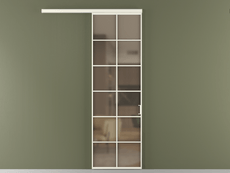 Перегородка Formato вдоль стены 1 створка