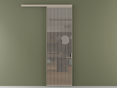 Перегородка Formato вдоль стены одностворчатая