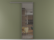 Перегородка Formato вдоль стены одностворчатая