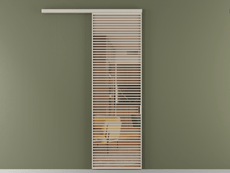 Перегородка Formato вдоль стены 1 створка