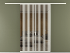 Перегородка Formato вдоль стены двустворчатая