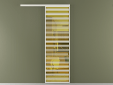 Перегородка Formato вдоль стены 1 створка