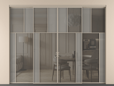 Перегородка Mosaic внутри проёма четырёхстворчатая