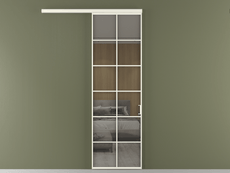 Перегородка Formato вдоль стены 1 створка