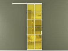 Перегородка Формато вдоль стены 1 створка