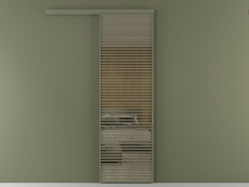 Перегородка Formato вдоль стены одностворчатая