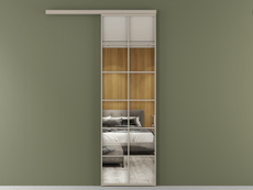 Перегородка Formato вдоль стены одностворчатая