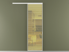 Перегородка Formato вдоль стены 1 створка