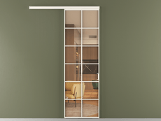 Перегородка Formato вдоль стены 1 створка