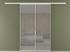 Перегородка Formato вдоль стены двустворчатая