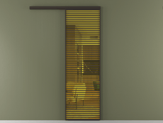 Перегородка Formato вдоль стены 1 створка