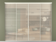 Перегородка Formato внутри проёма 4 створки