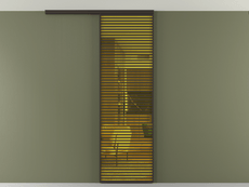 Перегородка Formato вдоль стены на потолок 1 створка