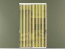 Перегородка Formato внутри проёма 2 створки