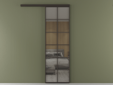 Перегородка Formato вдоль стены 1 створка