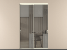 Перегородка Mosaic внутри проёма 2 створки