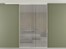 Перегородка Formato вдоль стены на потолок телескопик синхро 2