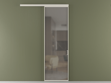 Перегородка Formato вдоль стены одностворчатая