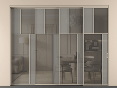 Перегородка Mosaic внутри проёма телескопик синхро 3