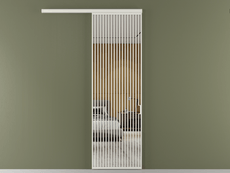 Перегородка Formato вдоль стены 1 створка