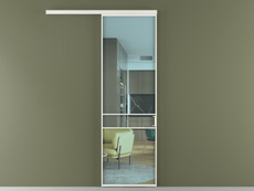 Перегородка Формато вдоль стены 1 створка