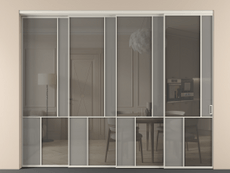 Перегородка Mosaic внутри проёма телескопик синхро 3