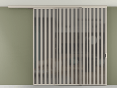 Перегородка Formato вдоль стены на потолок телескопик синхро 3