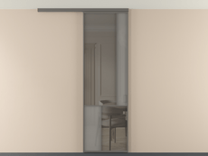 Перегородка Mosaic вдоль стены на потолок одностворчатая