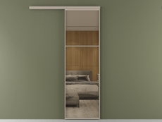 Перегородка Formato вдоль стены 1 створка