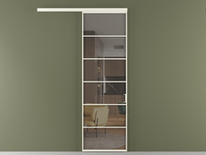 Перегородка Formato вдоль стены 1 створка